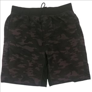GAIAM Men's Black and Gray Camouflage Board Shorts